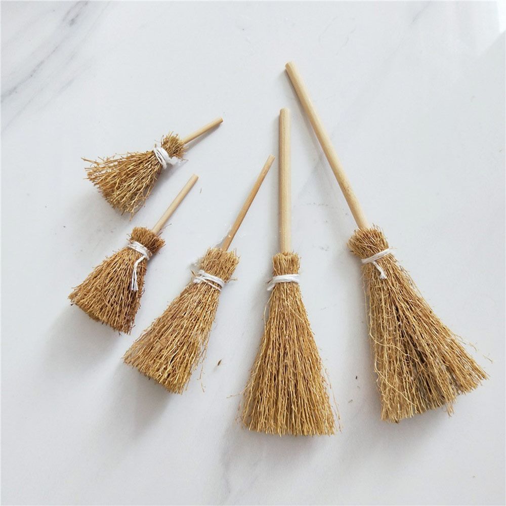 5Pcs Mini Broom Red Rope Straw - Kids Outdoor Cubby House 评论和价格