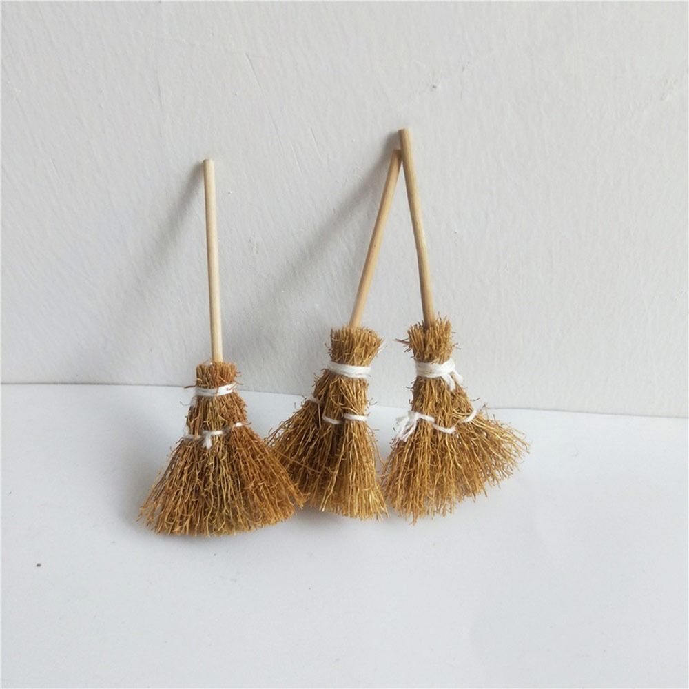 5Pcs Mini Broom Red Rope Straw - Kids Outdoor Cubby House 评论和价格