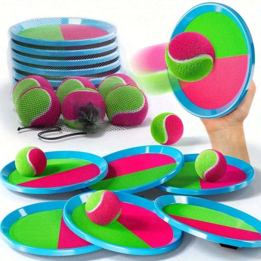 Sticky Ball Toss Catch Game Se - Kids Outdoor Easter Gifts 评论和价格